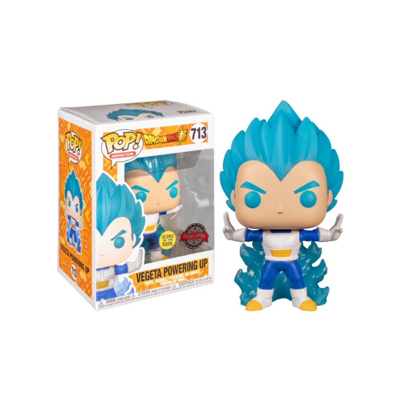 Bola Vegeta Dragon Z Powering Up Glow In The Dark Funko Pop Figure Model Vinyl