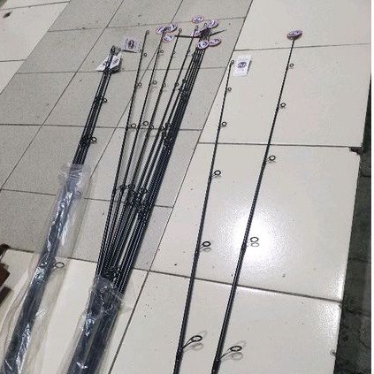 Sambungan joran karbon lubang atas ring fuji