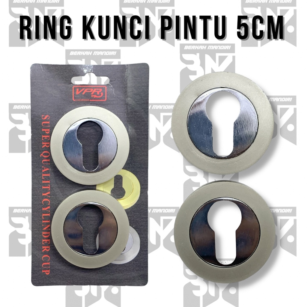 VPR Ring Silinder Cover Kunci Pintu Stainless Bulat|Tutup Lobang Silinder Kunci Pintu|Penutup Clyinder|Escutcheon