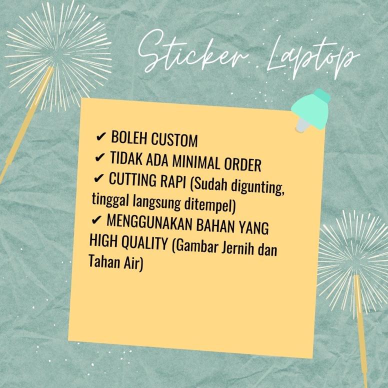 

㊑ (PART 3) STICKER LAPTOP TUMBLR AESTHETIC CUSTOM CUTTING STIKER TERMURAH て