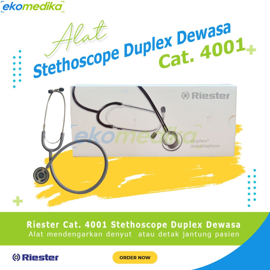 RIESTER Stetoskop Duplex Dewasa Cat 4001 - Stetoskop Duplex RIESTER 4001 / Stethoscope Riester Germa