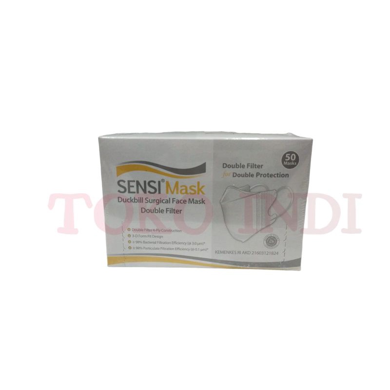 Masker Sensi Duckbill isi 50 pcs / Masker Duckbill