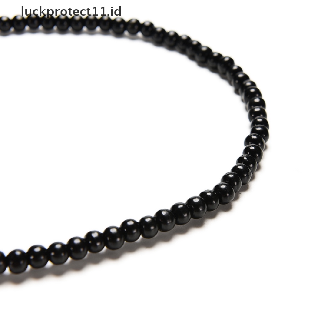 Gelang Kalung Meditasi Buddha 6 / 108 Manik-Manik Warna Hitam