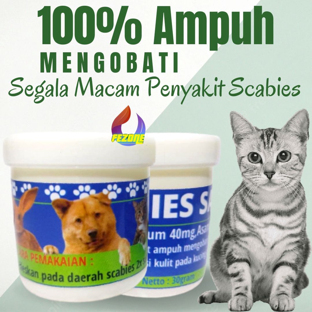 Scabies Salep 30gram Untuk Jamur Kelinci FEZONE