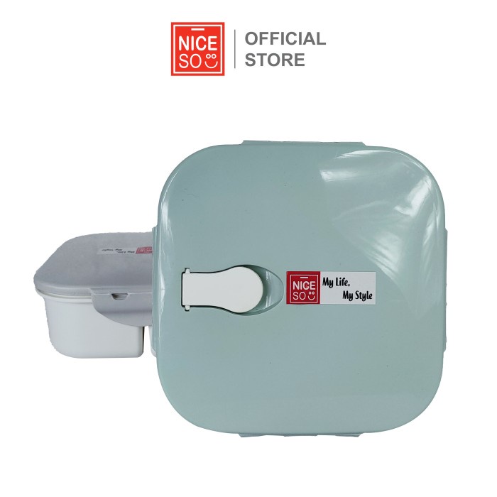 NEW Kotak Makan NICESO Official Lunch Box 1217 - Hijau