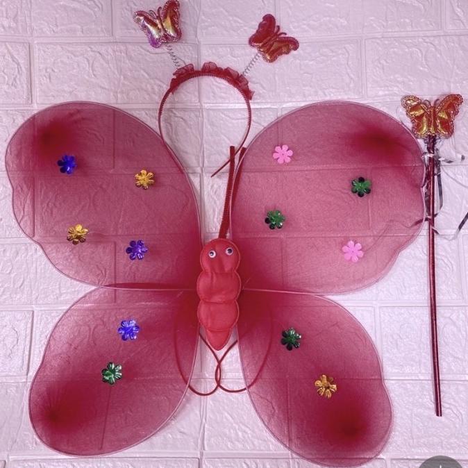 Sayap Mainan Kupu Kupu Sayap Peri Led