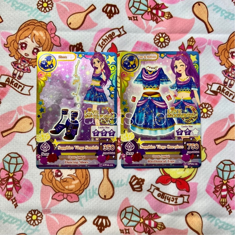 Kartu Aikatsu Sapphire Virgo Set