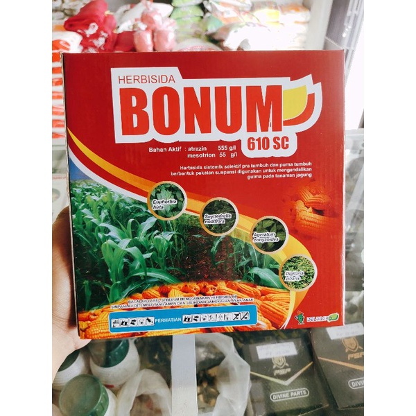 BONUM NEW 610SC /HERBISIDA SELECTIF JAGUNG ORIGINAL 500ML ( UNTUK 5TANGKI )