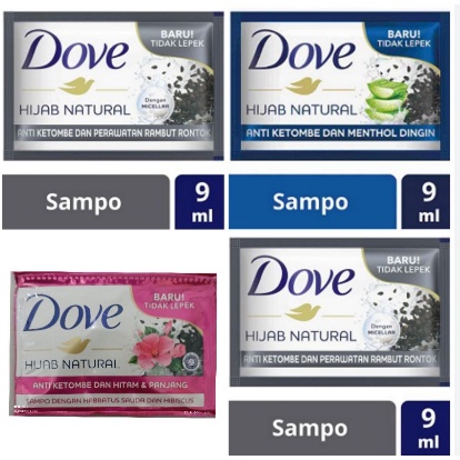 Shampoo Dove Sachet All Varian 9Ml