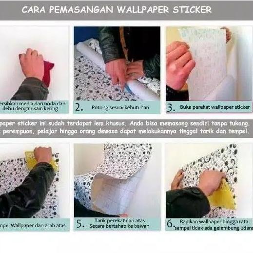 Rekomendasi [BISA COD] Wallpaper Motif Kayu/Motif Bamboo/Motif Kayu Tua Wallpaper Sticker Dinding Mo