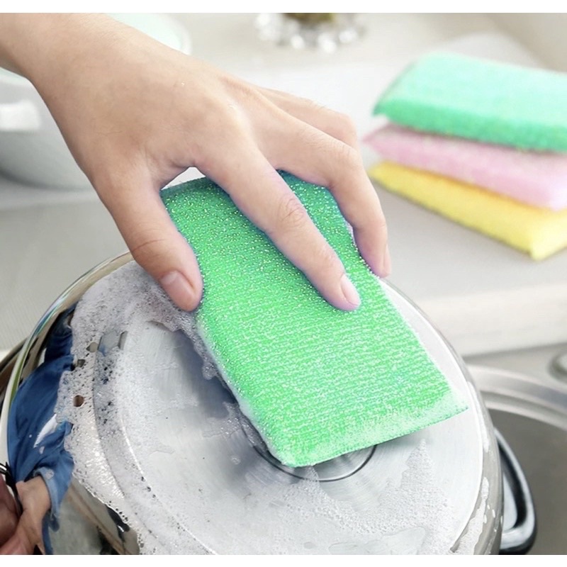 Spon Cuci Piring Sponge Spons Busa Gosok Diswash Scouring Cleaning Pad Panci