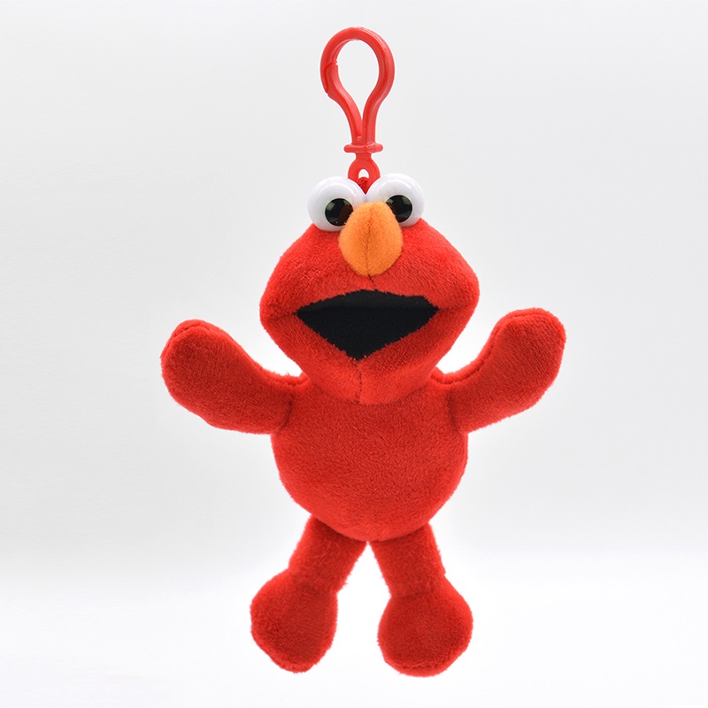Street Sesame Elmo 4&quot; Plush Doll Boneka Mainan Merah Lembut Boneka Mainan Ornamen Hadiah