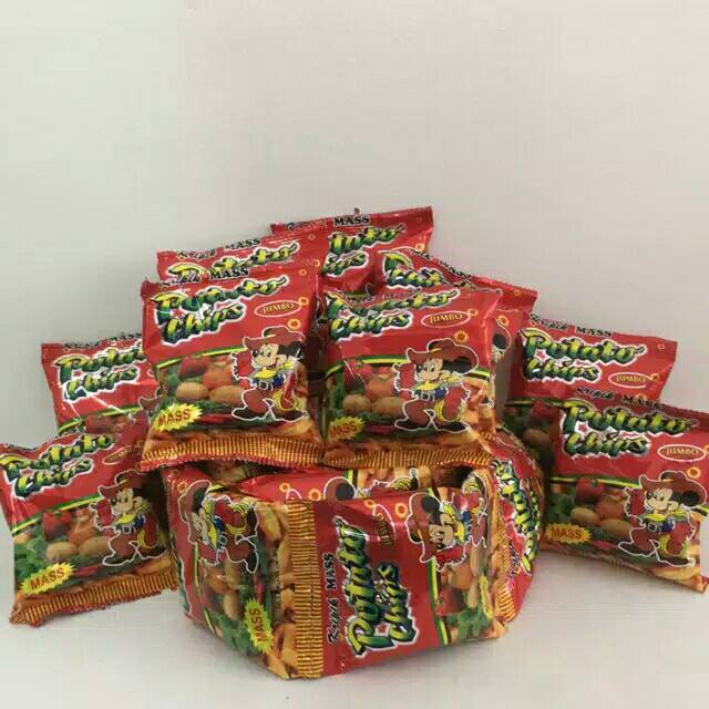 Snack Potato Chips jumbo renteng 5pcs