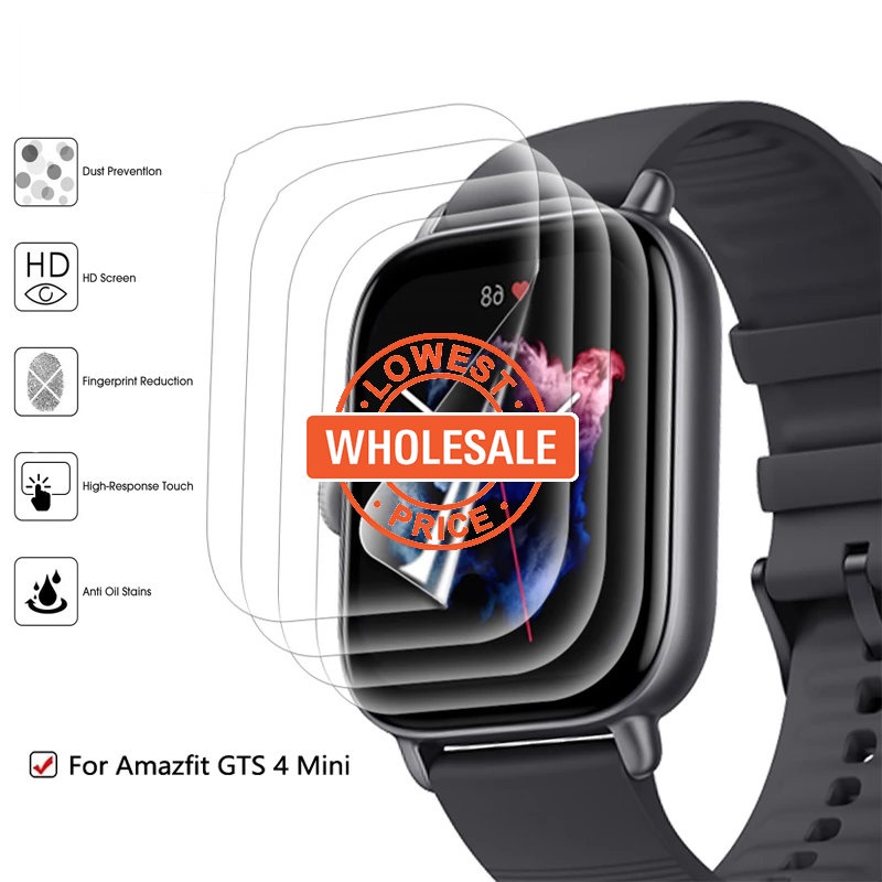 Film Pelindung Layar Smartwatch Amazfit GTS 4 Mini Full Cover Anti Gores