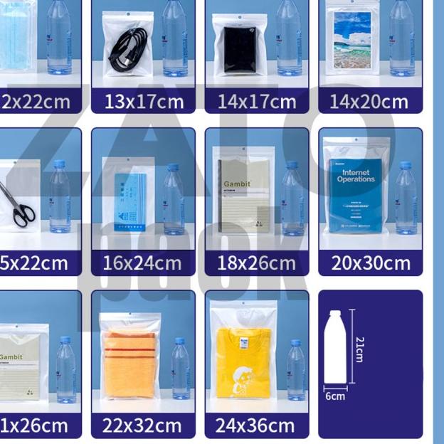 

20x30 Plastik Klip putih ZATOPACK - Kemasan packaging - 100 Lembar