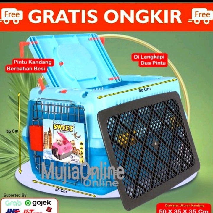 Pet Cargo Tas Keranjang Besar Kucing Kelinci Anjing Kecil