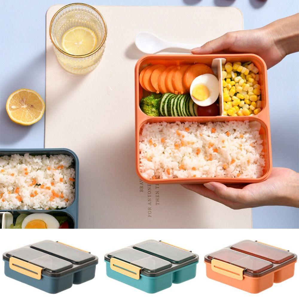 Solighter Lunch Box Piknik Microwavable Untuk Pelajar Pekerja Kantor Wadah Makanan