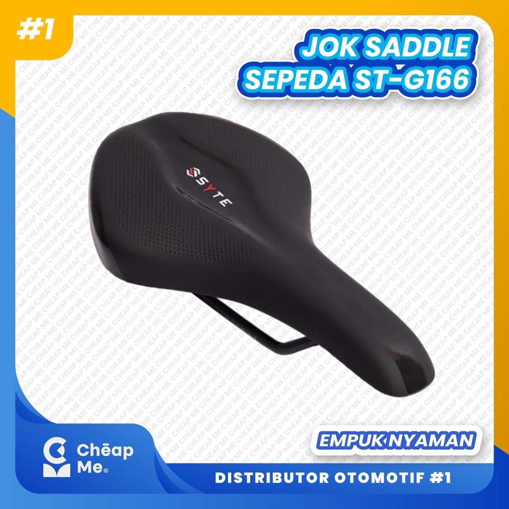 Jok Sadel Sepeda SYTE GEL Empuk ST-G166 Saddle/ Jok Sadel Saddle Sepeda Merk SYTE GEL ST-G166 HIGH Q