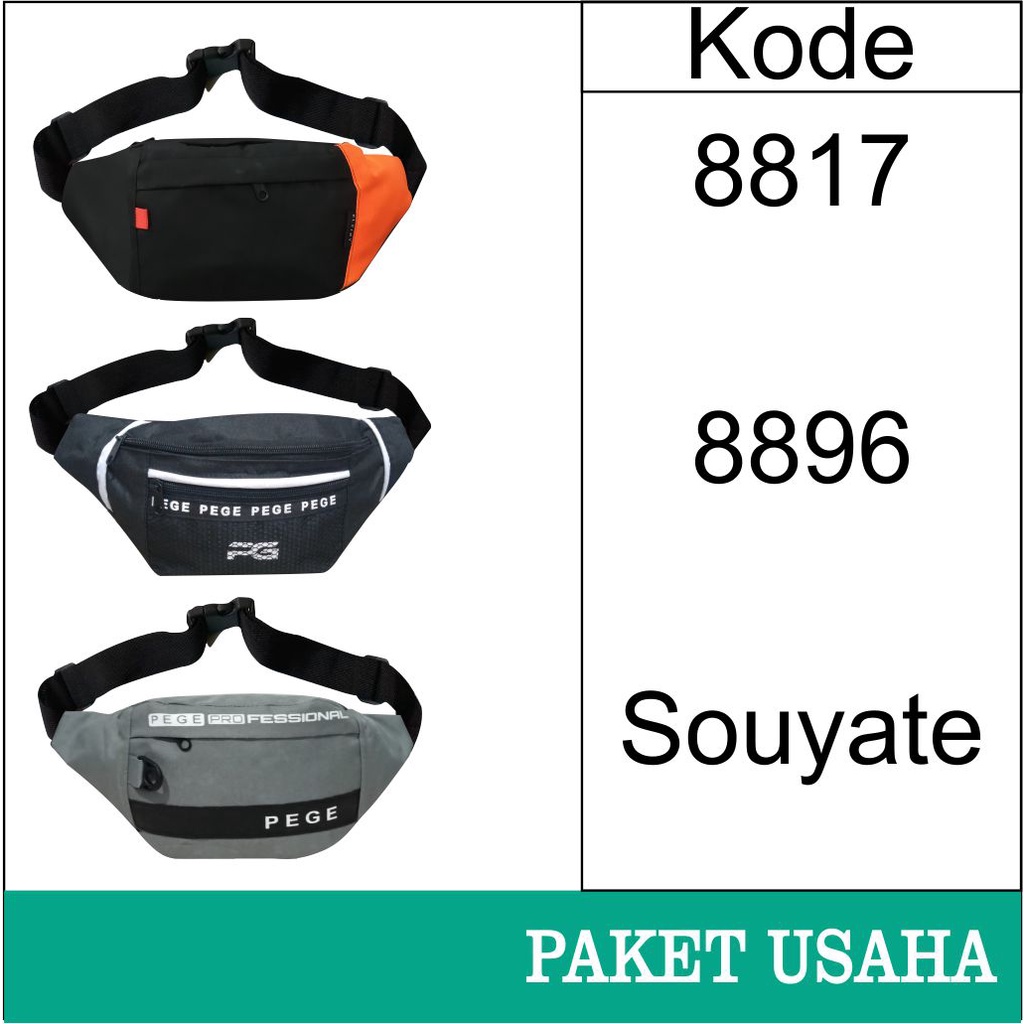 Paket Usaha Tas Selempang - Waistbag - Slingbag - PG Paket Usaha 1