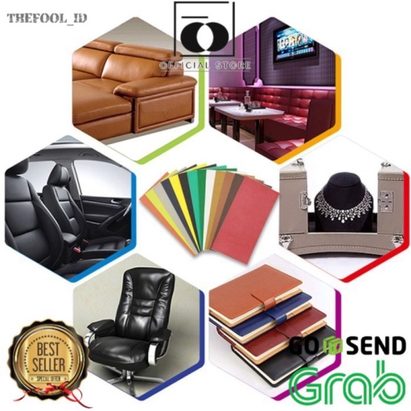 

Dijual SIMPLE Home PU Leather Craft Fabric Sticker Sofa Patch DIY Stick-on TF Berkualitas