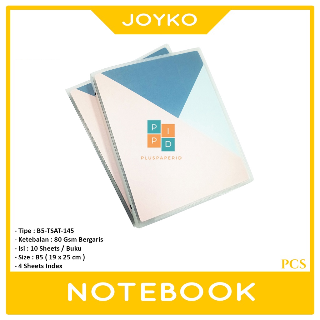 

JOYKO Binder Note B5 - TSAT - 145 Warna Cover Varian Combinasi - Pcs