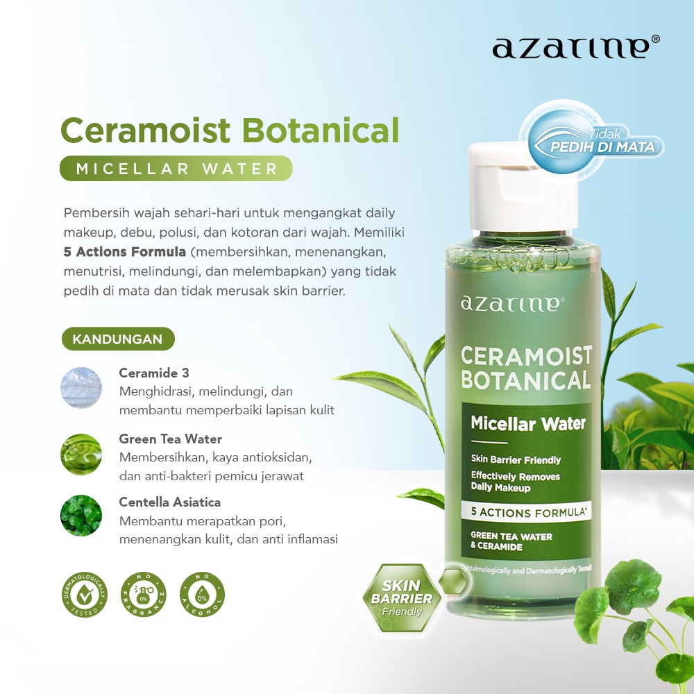 Azarine CERAMOIST BOTANICAL Micellar Water 90ml