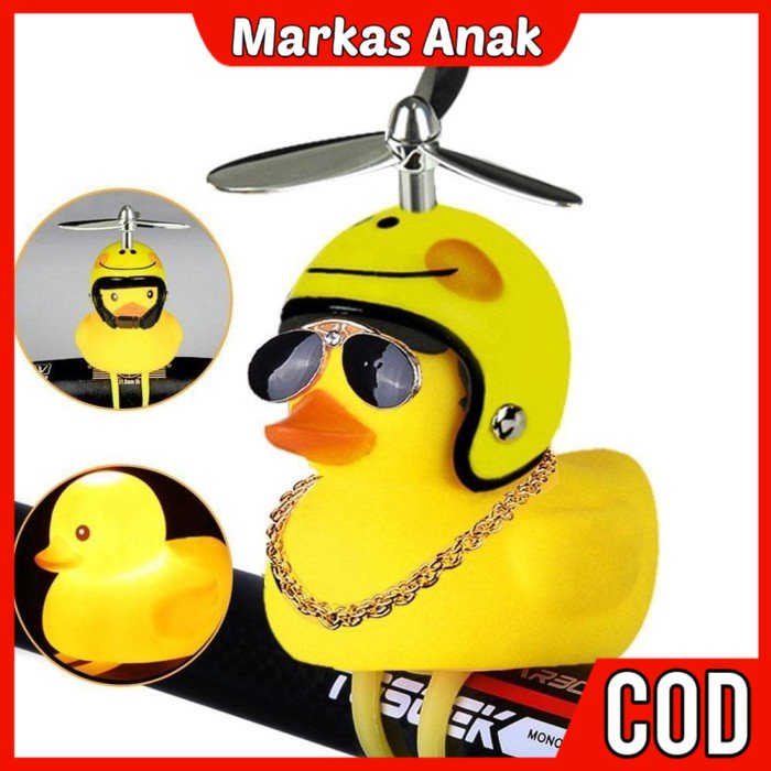 Mainan Anak Anak Umur 3 4 5 6 7 Tahun Hadiah Bebek Helm Baling Baling Stang Motor