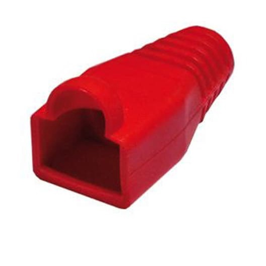 Plug boot RJ45 Red Blue Grey