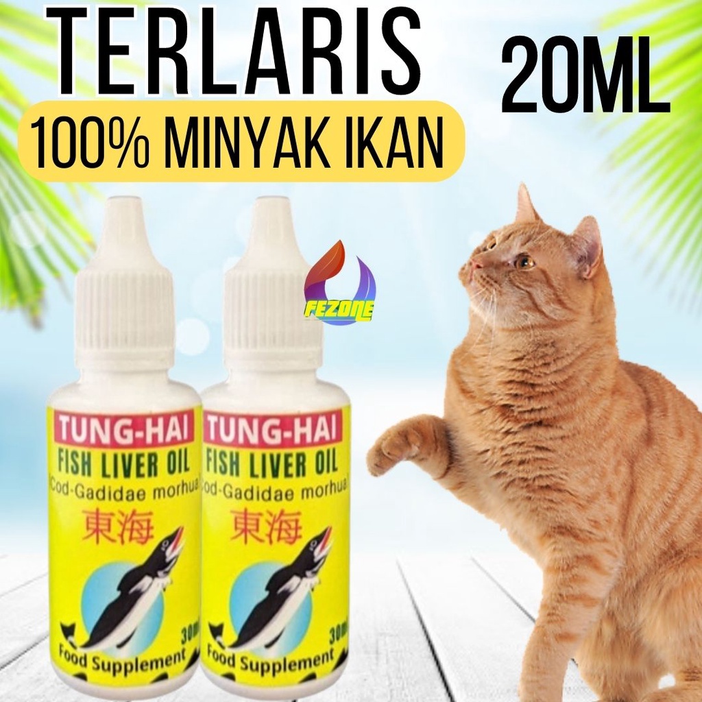 Minyak Ikan TUNG HAI Fish Liver Oil 20ml FEZONE