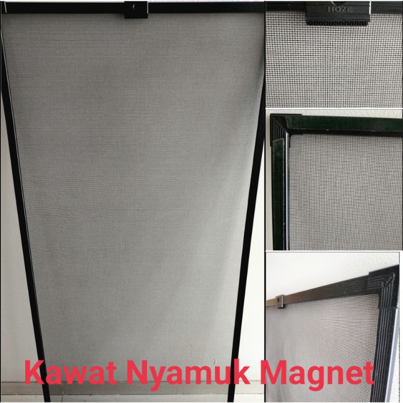 Kasa Nyamuk / Kawat Nyamuk Magnet Fiber Hoze Custom Ukuran