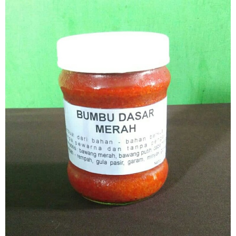 

Bumbu dasar masakan merah