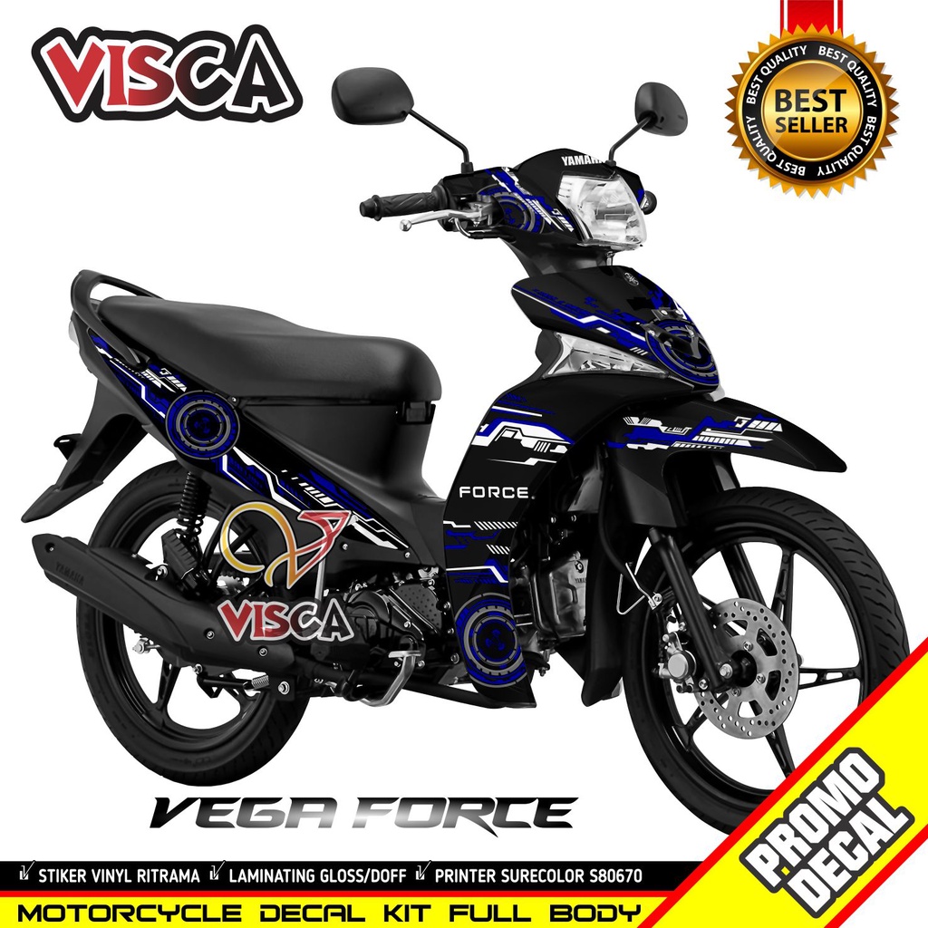 Stiker Vega Force Decal Motor Vega Force Full Body Striping Vega Force Stiker Motor Vega Force Decal