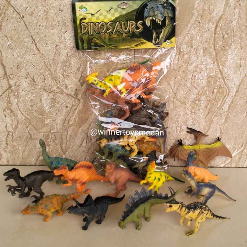 Mainan Dinosaurus Karet / Animal Karet / Dinosaurus World