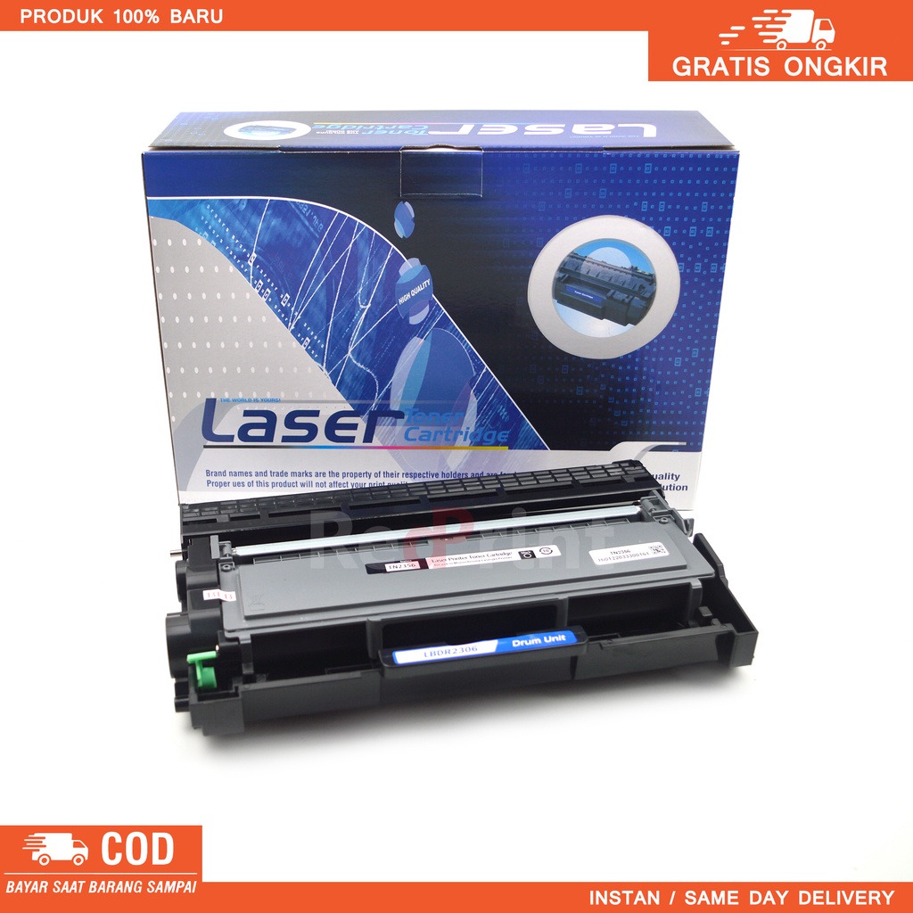 Satu set toner dan unit drum brother DCP-L2540DW / MFC-L2700D  L2700DW / L2740DW / HL-L2360DN / L2365DW