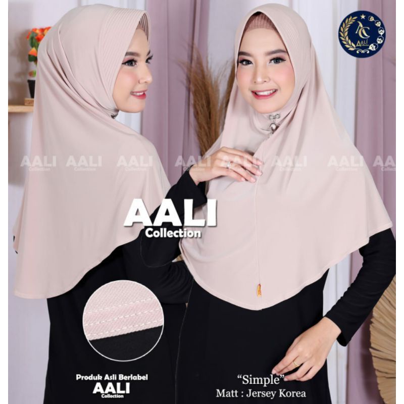 Kerudung Instan Jersey Polos L / Bergo Instan Jersey Polos Ped / Kerudung Polos Jersey