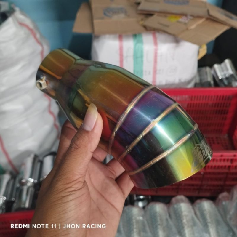 TEILPIPE VARIASI UJUNG KNALPOT MOBIL JS RACING UNTUK SEMUA TYPE MOBIL