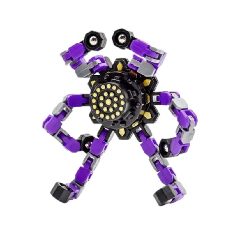 Mainan Fidget Spinner Robot Transformers - Mainan Penghilang Stres