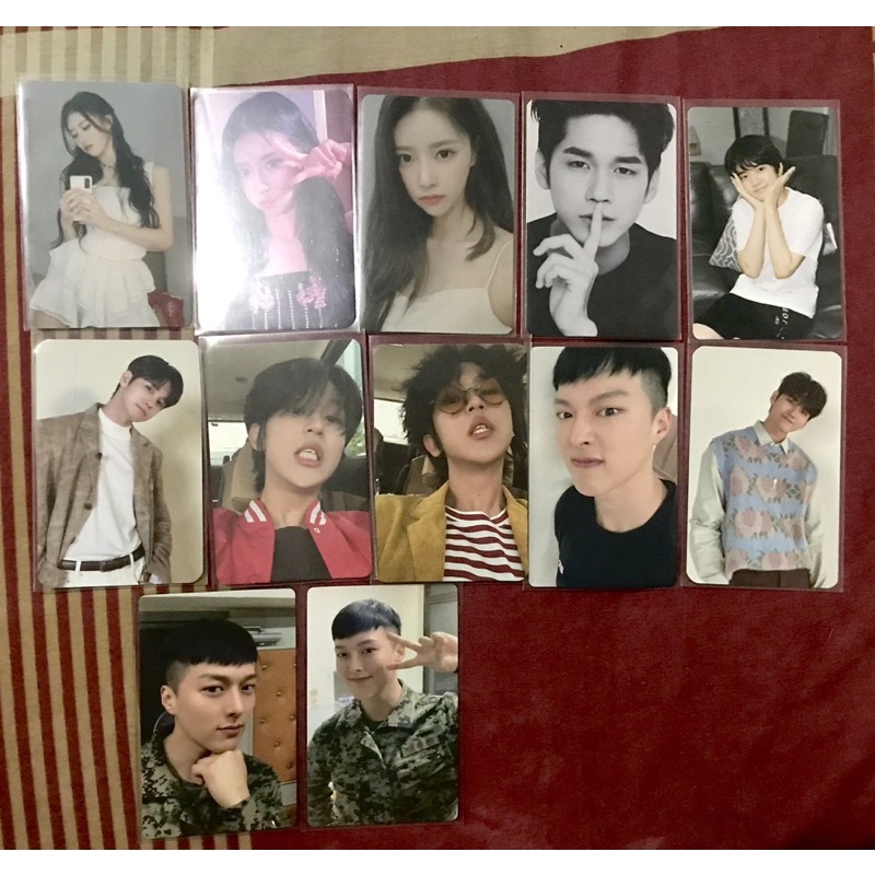 Various of Photocards (Big Naughty, Kim Kang-hoon, Ong Seongwu, Lovelyz Lee Mijoo, Jang Ki-yong, BTS