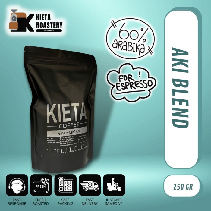 

BISA COD Espresso Blend / Kopi Aceh Gayo Blend / Aki Blend 250gr /KOPI RUBE/KOPI SLB/KOPI KAPAL