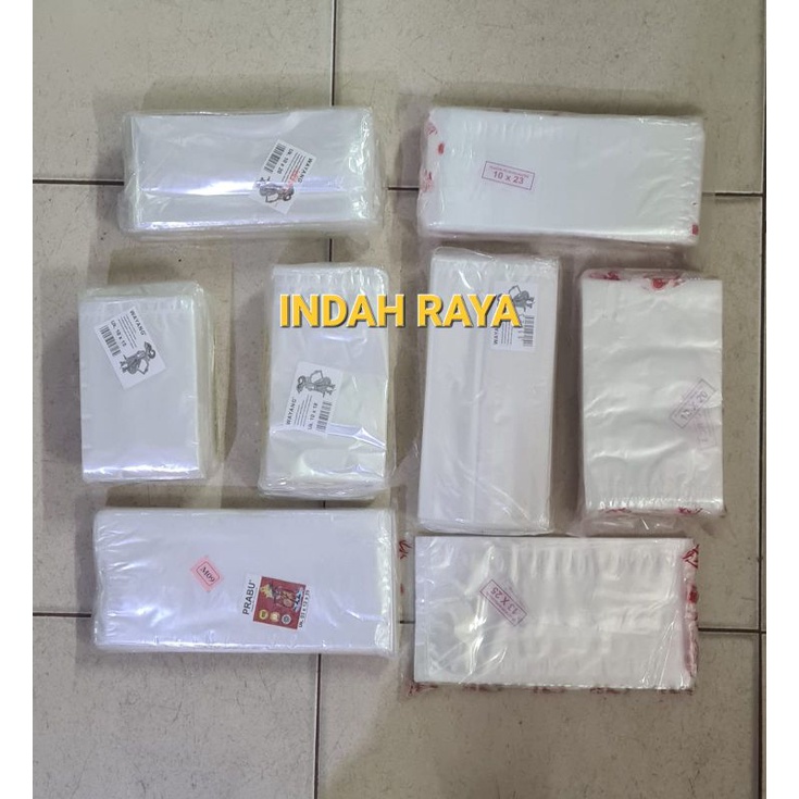 KANTONG PP BENING tebal 0.3 varian UKURAN merk WAYANG (RANDOM) perk KG