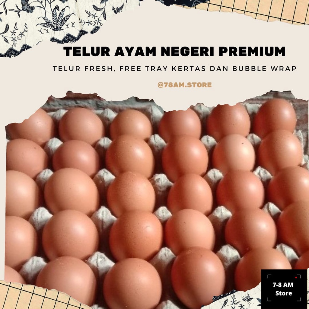 

Telur Ayam Negeri Premium Segar/Fresh 1 Tray #0