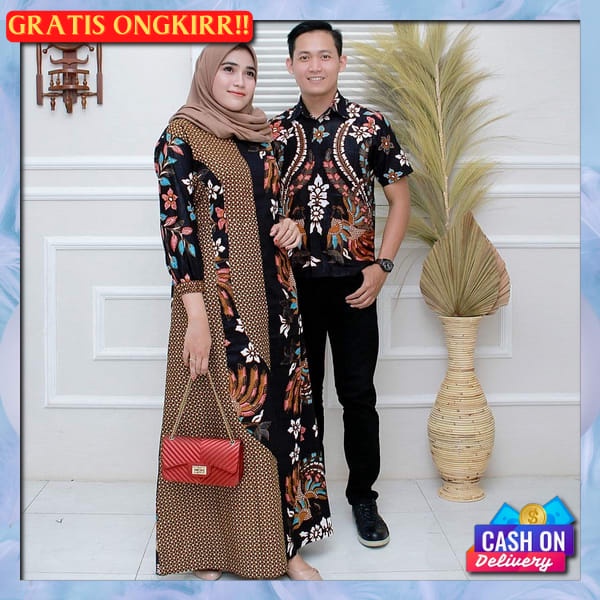 Bsju Gamis Kopelan Ghamis Suami Istri Terbaru Set Gmis Copelan Elegan Buju Pasangan 2023 Pakaian Kop