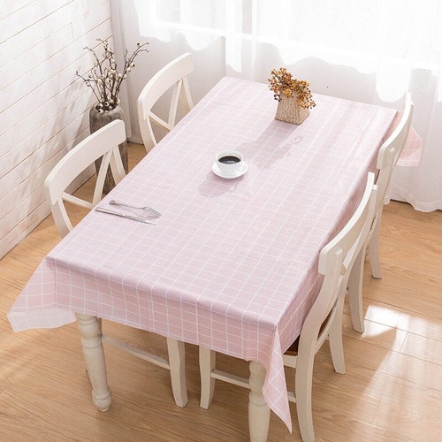 Serbagrosirmurah Taplak Alas Meja LARGE Anti Air 137x180 Waterproof PEVA Table Cloth