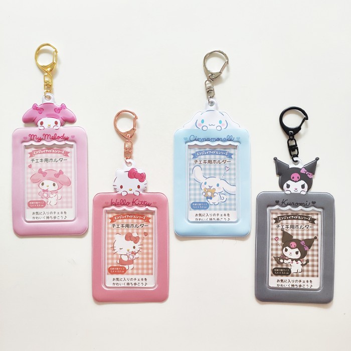 

Name Tag Id Card Holder Name Tag Keychain / Wadah Kartu Photocard Sanrio Lucu