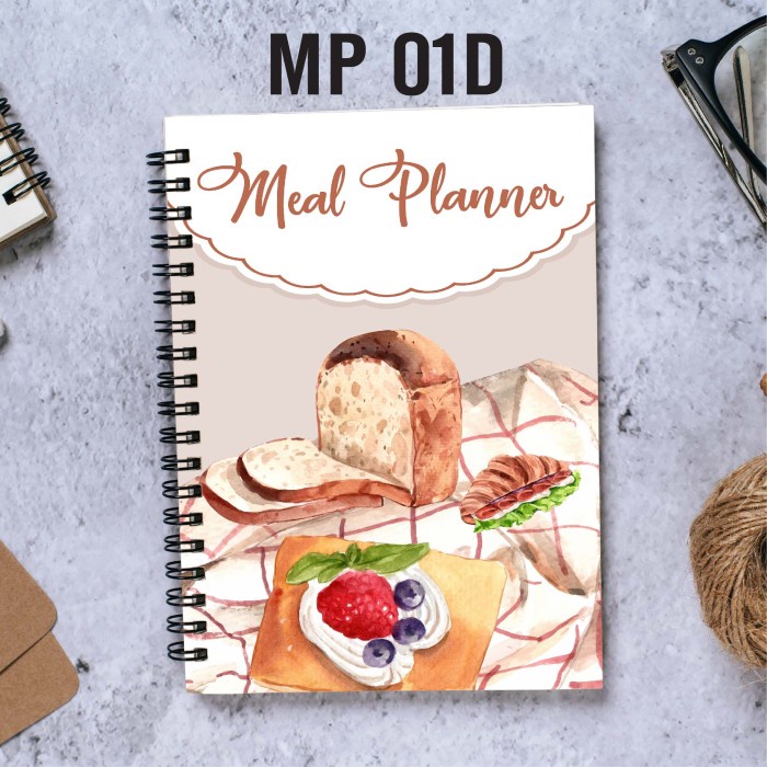 

Agenda Artomaringi Meal Planner / Jadwal Menu Harian Mp01D Beli 2 Free 1 Pen