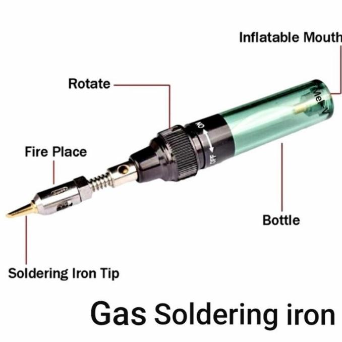 Solder Gas Butane Portable Iron Pen / Solderin Iron Gas Las Blow