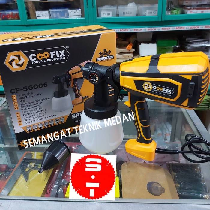 CF-SG006 SPRAY GUN LISTRIK SEMPROTAN ANGIN CAT TEMBAGA COOFIX SG006