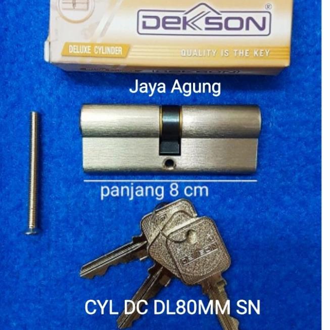 cylinder Dekson DC DL 80mm 8 cm SN /Kunci Silinder Dekson