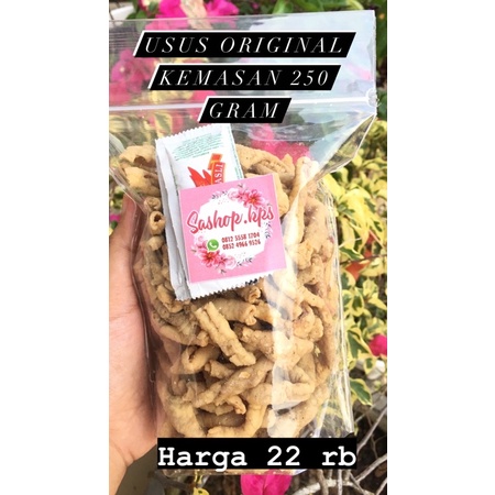 

keripik usus 250 grm (sertakan varian rasa di note)