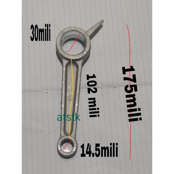stang seher kompresor 1 hp model lama